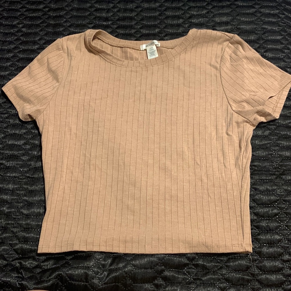 Ribbed crop top